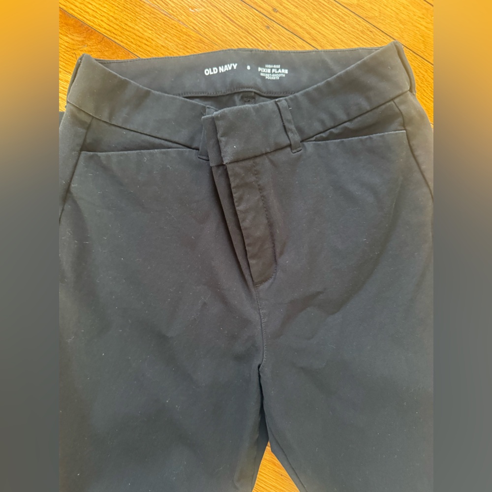 Old Navy High-Rise Black Trousers - Picture 3 of 3